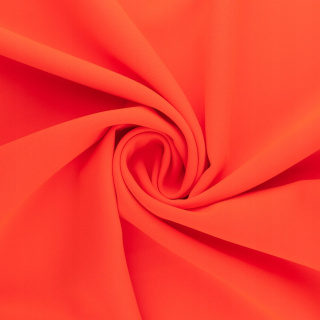 Stoff Panama neonorange universal für Vorhänge glatt 0,5m
