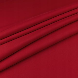 Stoff Panama rot für Vorhänge glatt ohne Muster 280cm 0,5m