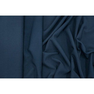 Stoff Milano Krepp marineblau elastisch 0,5m
