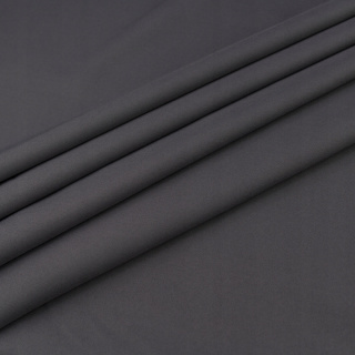 Stoff Panama grau für Vorhänge glatt ohne Muster 280cm 0,5m