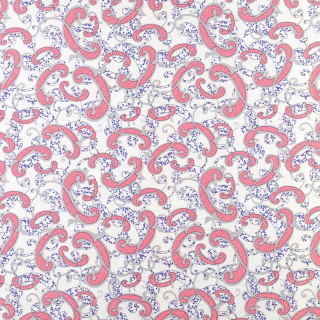 Stoff Silki leicht elastisch Paisley Muster 0,5m