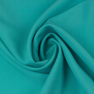 Stoff Panama türkis universell für Vorhänge glatt ohne Muster 0,5m