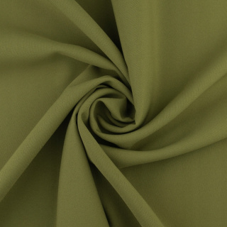 Stoff Panama olivgrün universell für Vorhänge glatt ohne Muster 0,5m