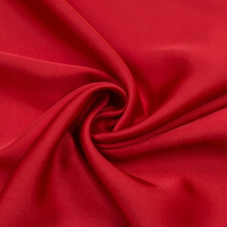 Seidenchiffon Stoff rot glatt ohne Muster 0,5m