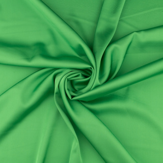 Seidenchiffon Stoff grün glatt ohne Muster 0,5m