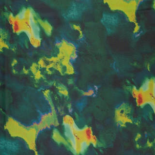 Chiffonstoff grün glatt Muster 0,5m