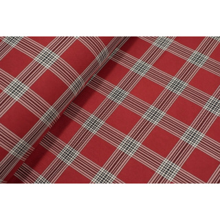 Stoff kariert rotes Karo Muster 0,5m