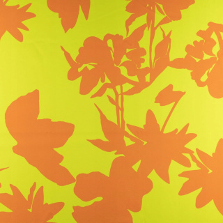 Stoff Viskose Twill orange glatt 0,5m