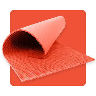 Akustikpaneelschaum WELLE 200×100 cm 4 cm Melone