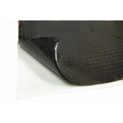Schwarzes Aluminium-Butyl-Pad zur Geräuschreduzierung, 4 mm, 75 x 50 cm