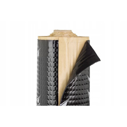 Selbstklebende schwarze Aluminium-Butyl matte 2,5 mm 25x25cm AB-25