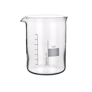 Sklenená kadička nízka 50 ml, borosilikátové sklo BORO 3.3 - Glassco