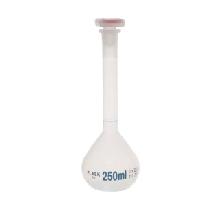 Messbecher aus PP mit Glasstopfen 10/19, Klasse B – 10 ml, ISO 384