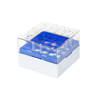 Gefrierbox für Kryokonservierung, 25 Plätze, 1,8 ml – PC, -190 bis +121 °C, autoklavierbar