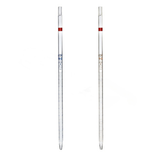 Mehrkanal-Pipette, 2 ml (0,10 ml), Klasse A, braune Skala, mit Zertifikat, DIN ISO 648