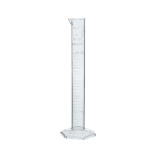 Messzylinder aus PMP, Klasse A, mit eingravierter Skala – 500 ml, DIN 12681, ISO 6706