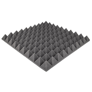 Akustischer Schallschutzschaum PYRAMID 50mm 50x50cm nicht brennbar