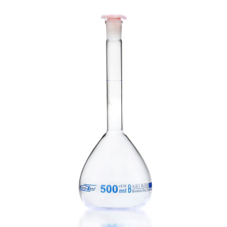Messbecher aus Glas, 1000 ml, Klasse B, blaue Skala, geschliffene Verbindung 24/29 – NewLine
