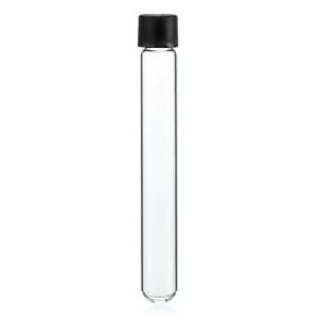 Sklenená skúmavka okrúhla so skrutkovacím uzáverom 20x200 mm, 70 ml