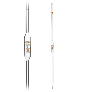 Einwegpipette, 5 ml, Klasse B, braune Skala