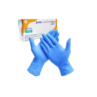 Nitrilhandschuhe puderfrei, Größe L – Packung 100 Stk