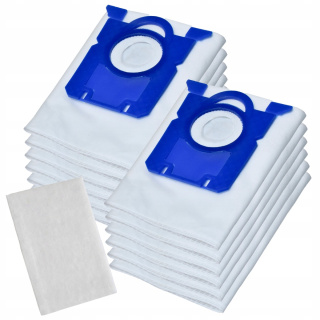 ELECTROLUX, PHILIPS, AEG synthetische Staubsaugerbeutel 12 Stück + 1 Filter