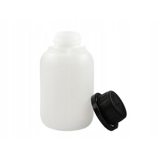 Flasche 150ml HDPE und schwarzer Verschluss