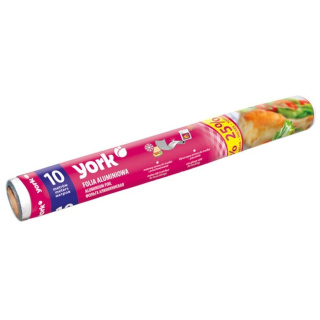 Aluminiumfolie Alufolie York 10 m auf der Rolle