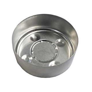 Aluminiumgefäße 37x15mm für Teelichter 10Stück