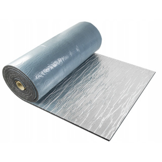 Selbstklebender wasserfester Schallschutzschaum 32mm 25x100cm Aluminiumgummi ISOLMAT M32SH