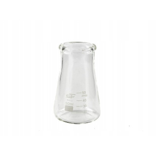 Kegelförmige Flasche 50ml mit weitem Hals