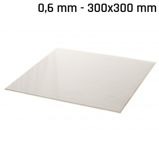 Alpaka-Blatt (Neusilber) 300x300x0,6mm