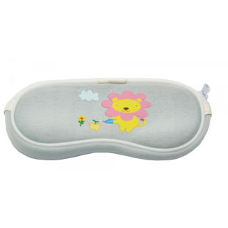 Etui für Kinderbrillen grau mit Löwe SC-10B