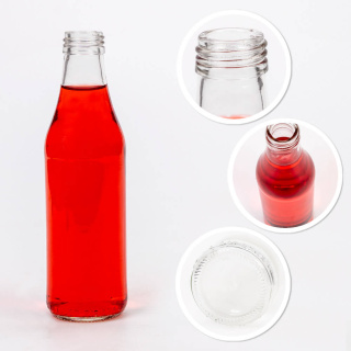 Glasflasche 250ml 19cm TINKLY