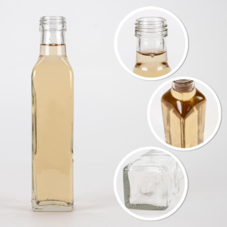 Glasflasche 5 Stück 250ml 21cm MARASCA