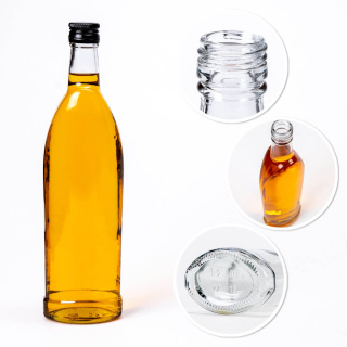 Glasflasche 500ml 28cm SPARK