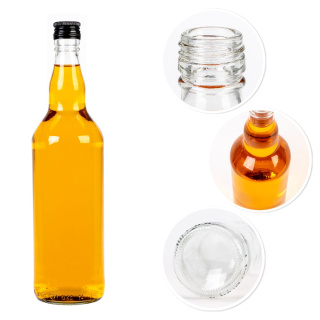 Glasflasche 700ml 28cm MONOPOL