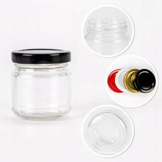 Glasbehälter 5 Stück 100 ml 5 cm Glas mit Deckel