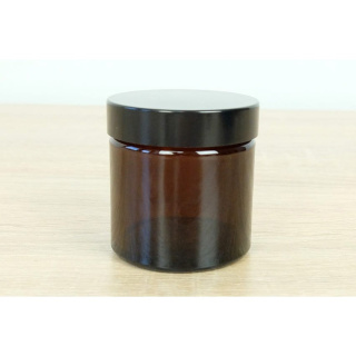 Brauner Glasbehälter 60 ml 53x52mm