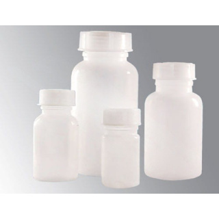 Plastik-Laborflasche LDPE 20 ml mit weitem Hals und Verschluss GL25