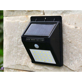 Solarlampe 30 SMD LED mit Bewegungssensor 12x9x5cm
