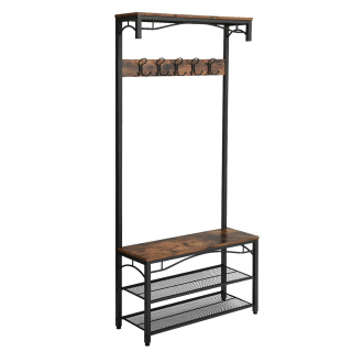 Kleiderbügel mit Sitz und Stauraum 80x30x178cm