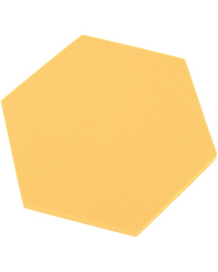 Akustikpaneel Sechseck bananengelb 50x50 cm Dicke 3 cm Hexagon