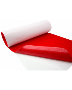 Weicher selbstklebender Vliesfilz 3 mm rot – 150×50 cm 400 g/m²