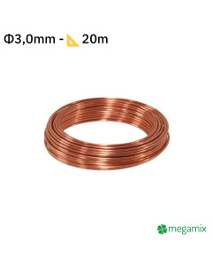 Kupferdraht &Phi;3,0mm 20m