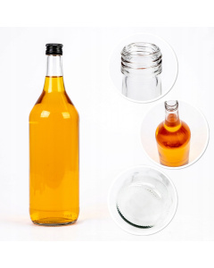 Glasflasche 1000ml 30cm MONOPOL