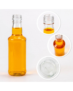 Glasflasche 200ml 17cm MONOPOL