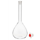 Odmerná banka 10 ml, zábrus 10/19, trieda B, hnedá stupnica, borosilikátové sklo