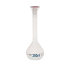 Messbank aus PP mit Glasstopfen 10/19, Klasse B – 25 ml, ISO 384
