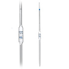 Einwegpipette, 5 ml, Klasse A, blaue Skala, mit Zertifikat – DIN ISO 648
